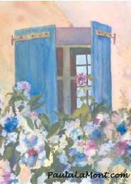 Blue Hydrangeas
